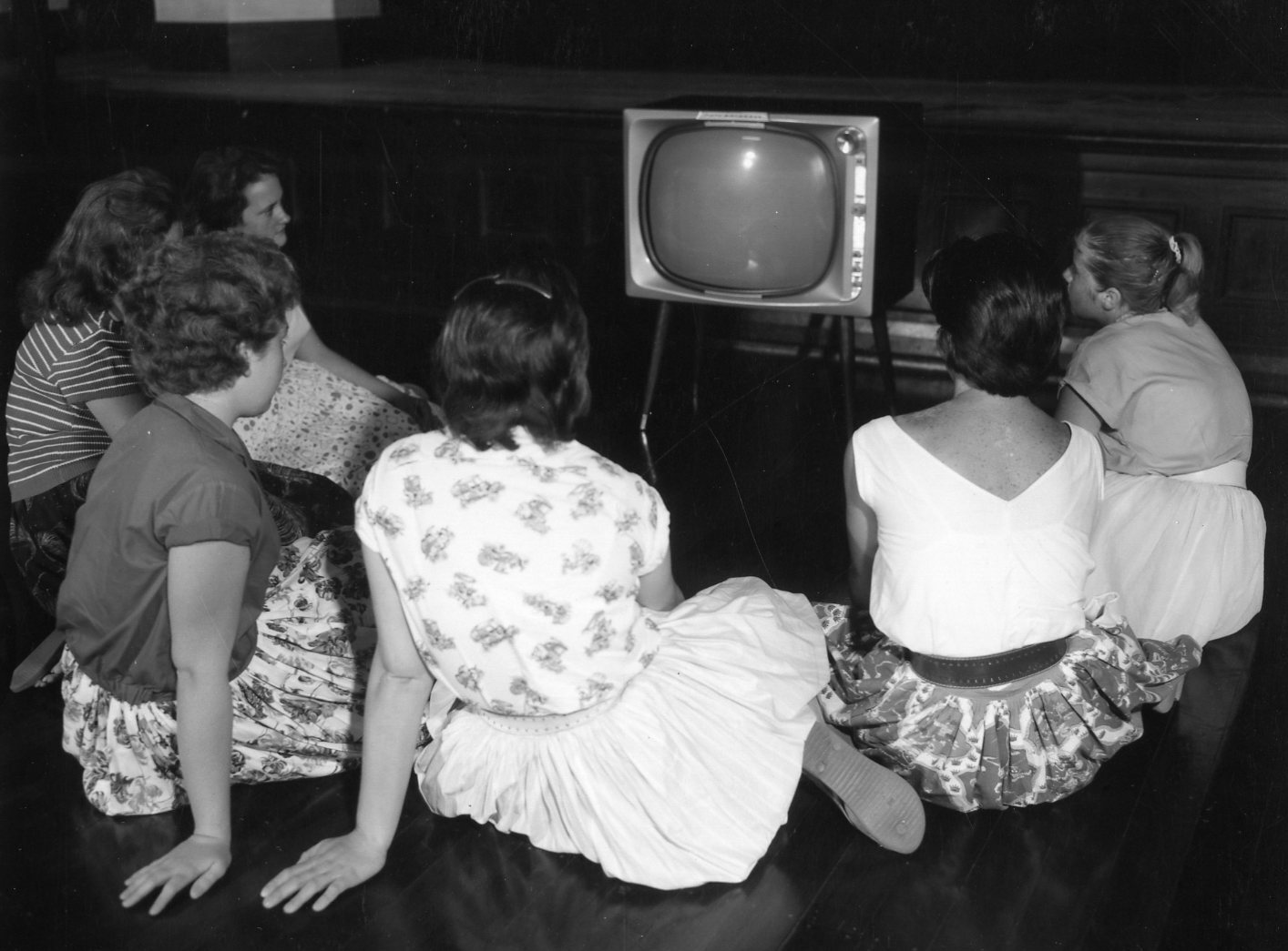 Good Shepherd Girls Home - Girls Watching Television - 1961