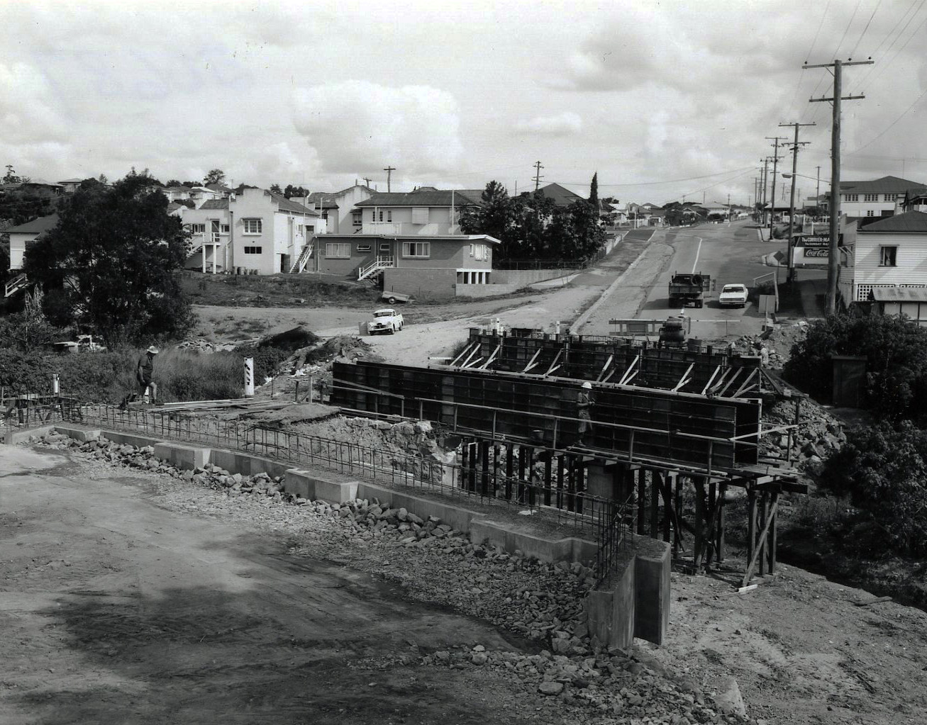 Bridge Construction - Jubilee Terrace  Ashgrove - 1969