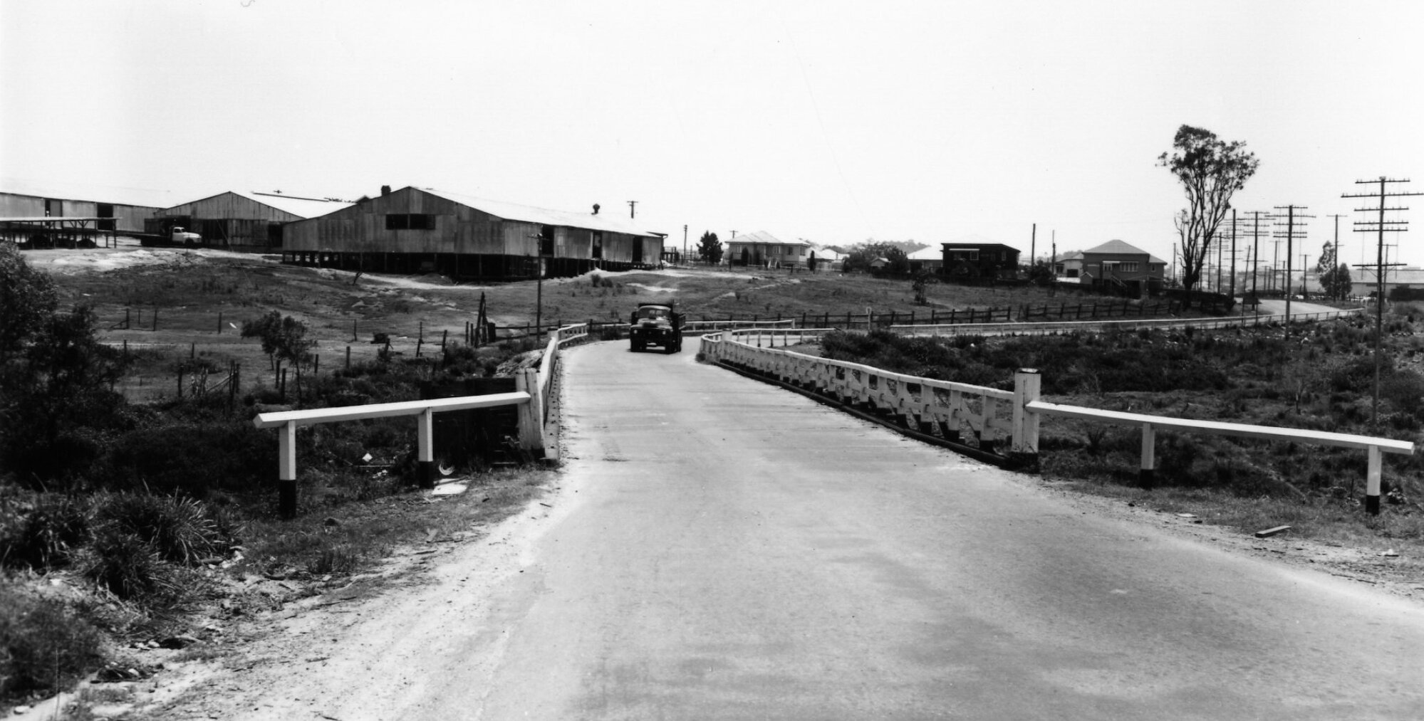 Blackall Bridge on Webster Road - Stafford - 1957