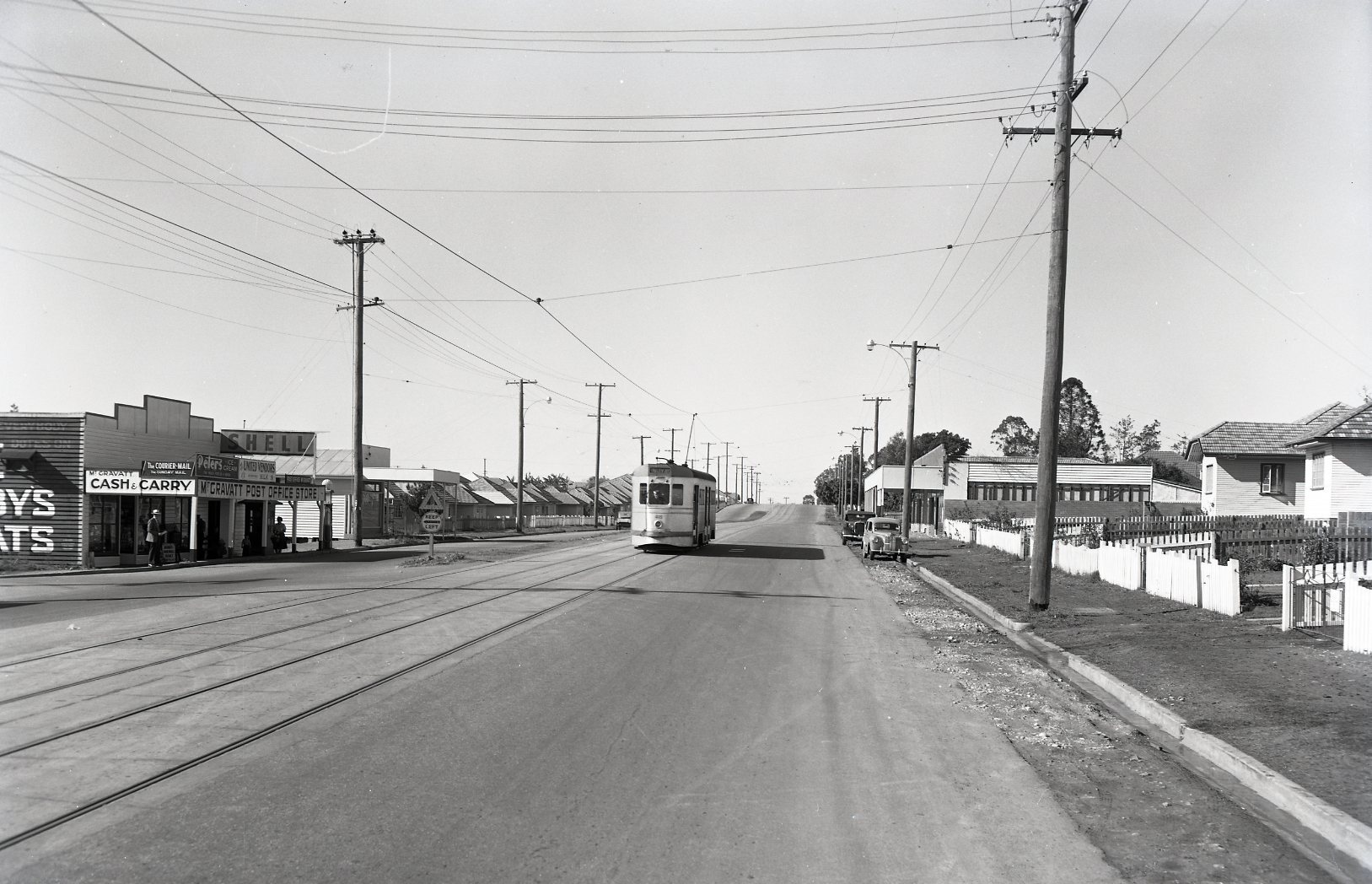 Tram on Logan Road - Mt Gravatt 1954