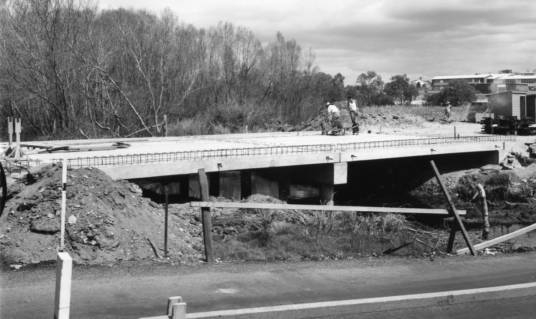 Lytton Road Bridge over Perrin Creek - Morningside - 1965