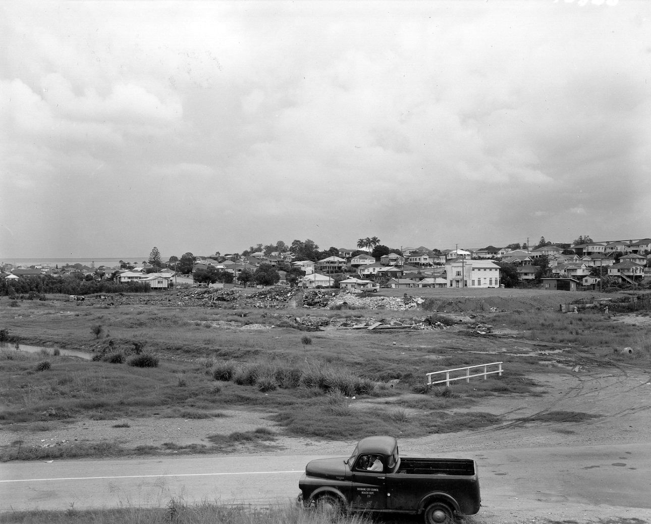 View of Norman Park from Corner of Canara and Vectis Streets - 1961