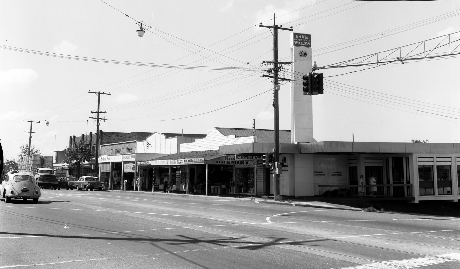 Holland Park Shopping Strip on Logan Road - Holland Park - 1969