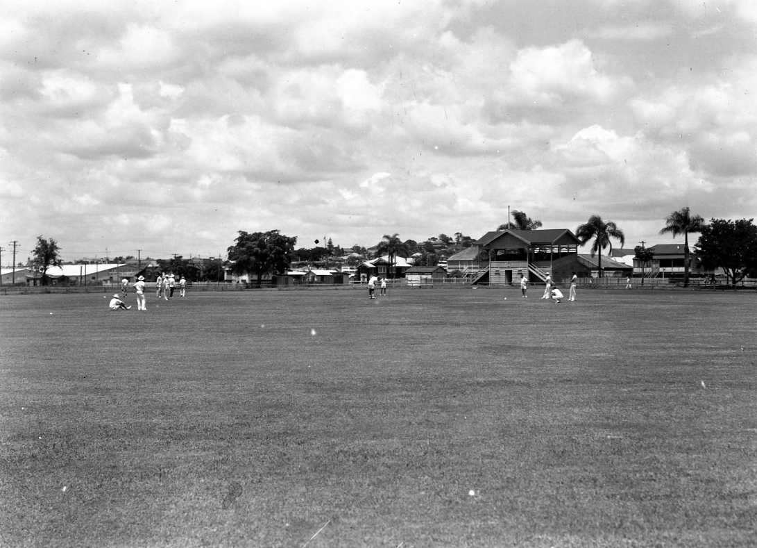 Cricket Match at Bulimba Park - 1949