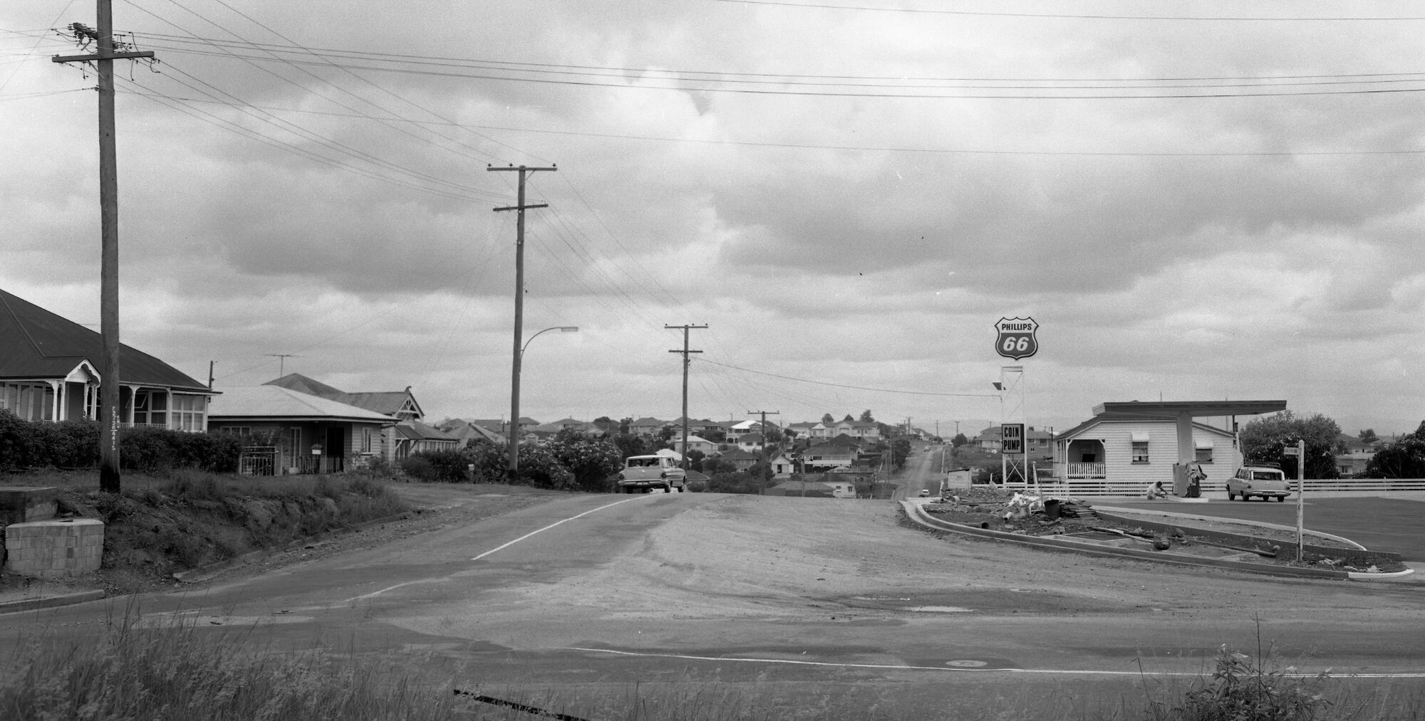 Sandgate Road and Hamilton Road Intersection - Nundah - 1967