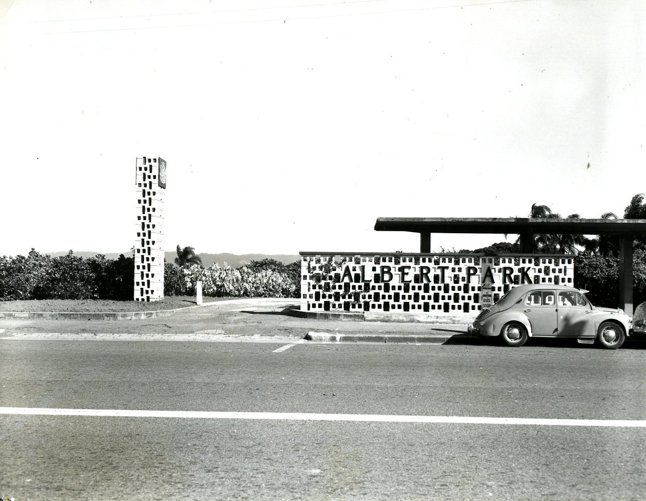 Entrance to Albert Park - 1955