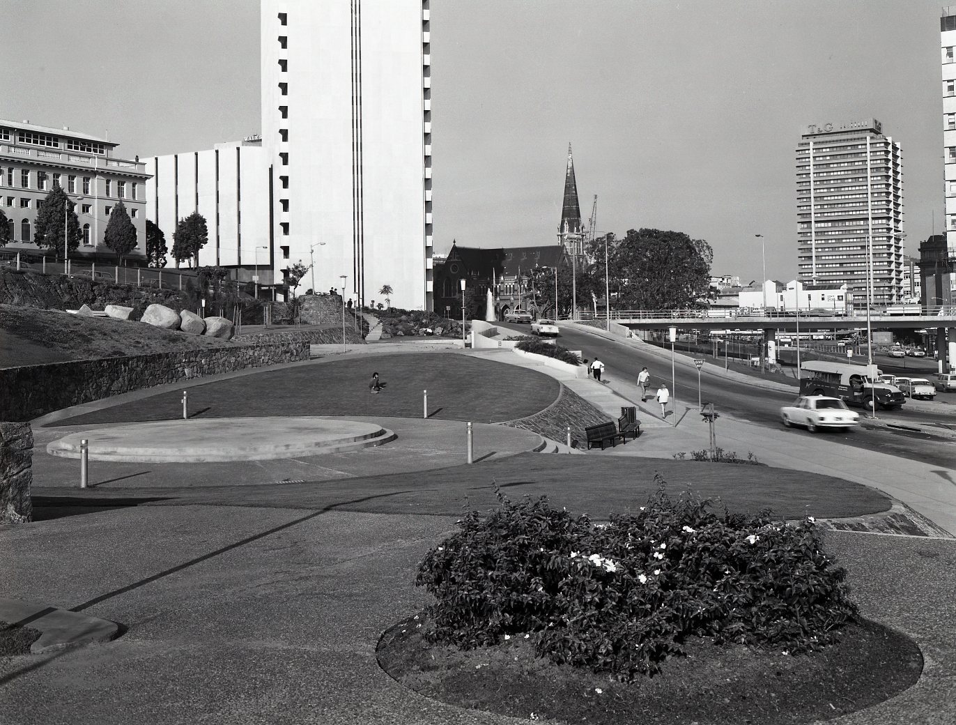 Roma Street Parklands from Roma Street to Turbot Street - 1971