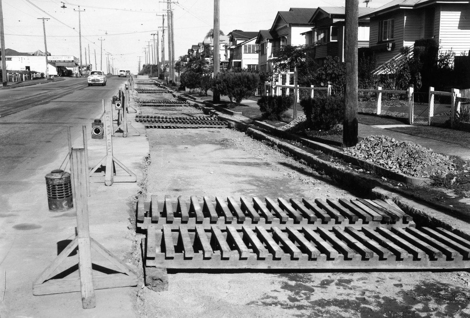 Stafford Road looking towards Gordon Park - 1963