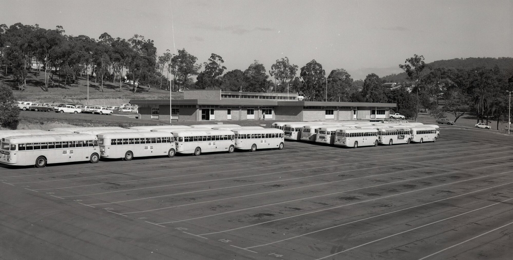 Newly Opened Toowong Bus Depot - Dean Street - 1967