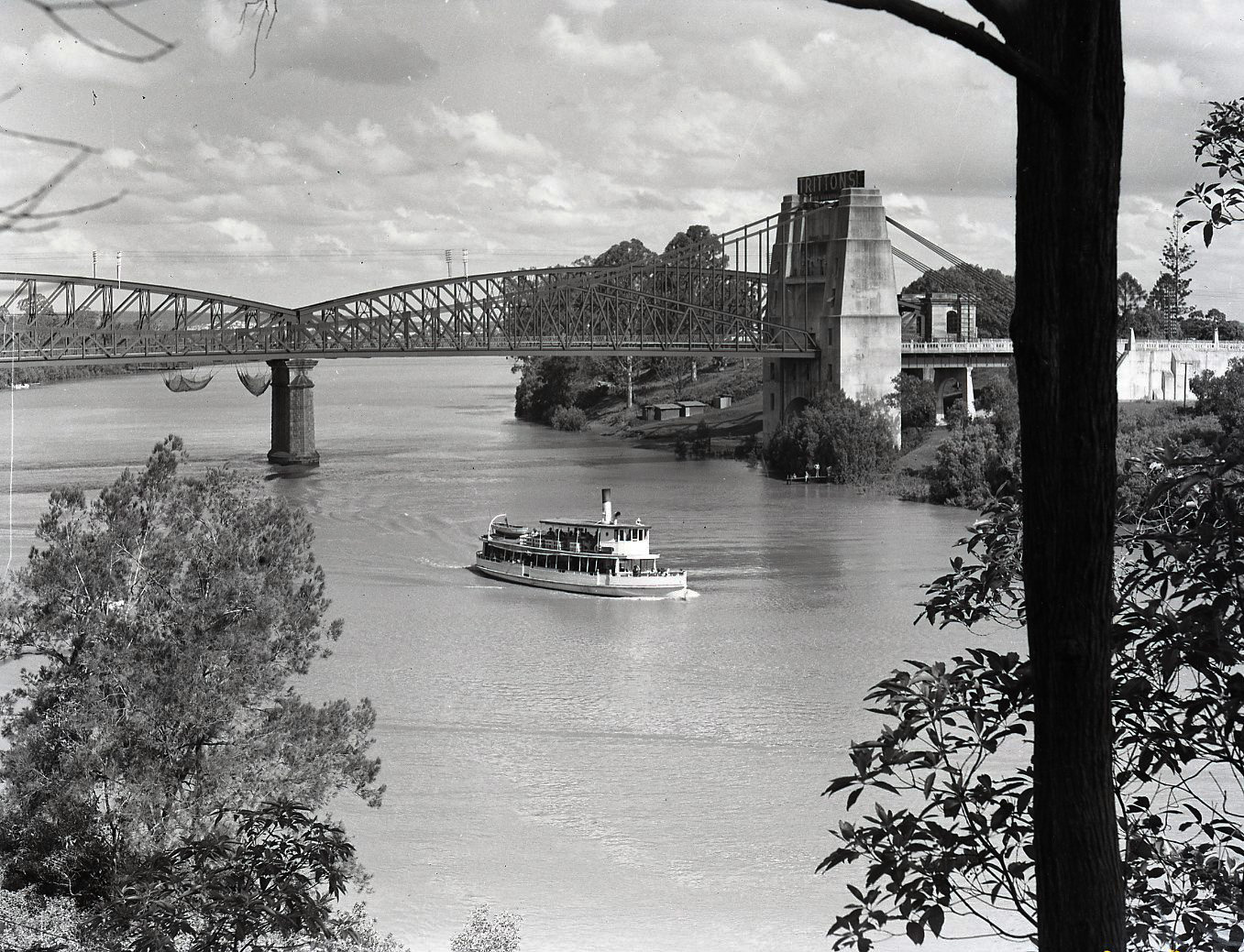 Indooroopilly Railway Bridge - 1950