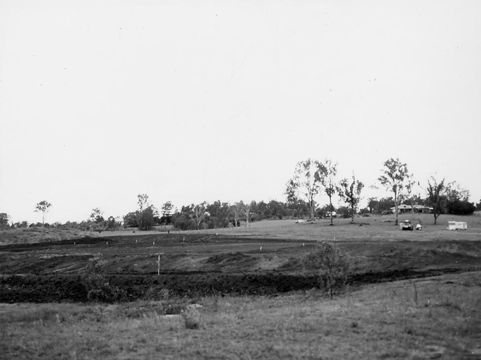 Sports Oval Construction in Bellbowrie c.1978