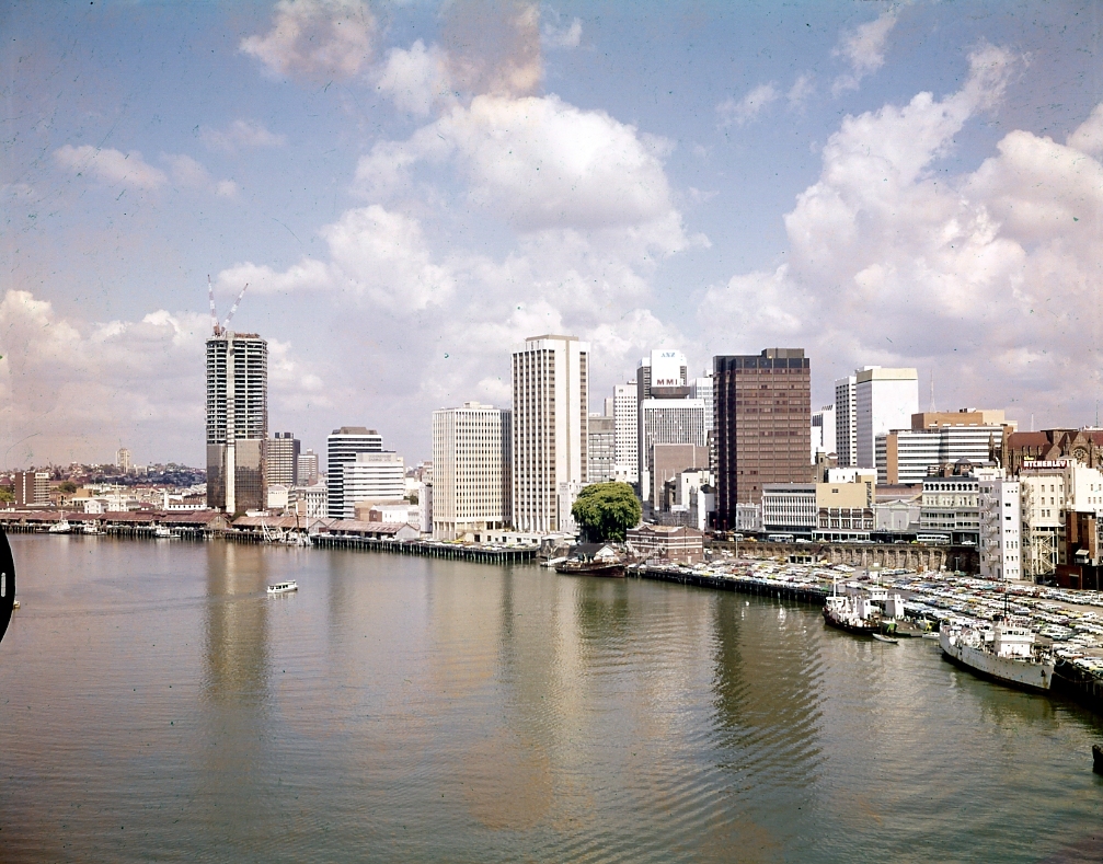 View of City from Story Bridge - 1976