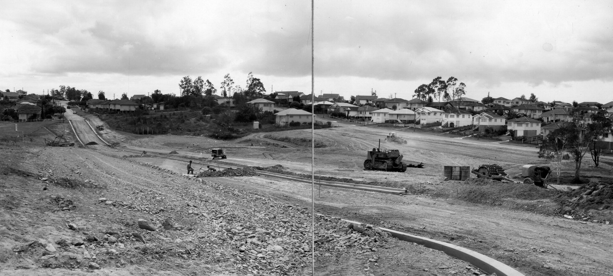 Long Street Construction - Camp Hill - 1965