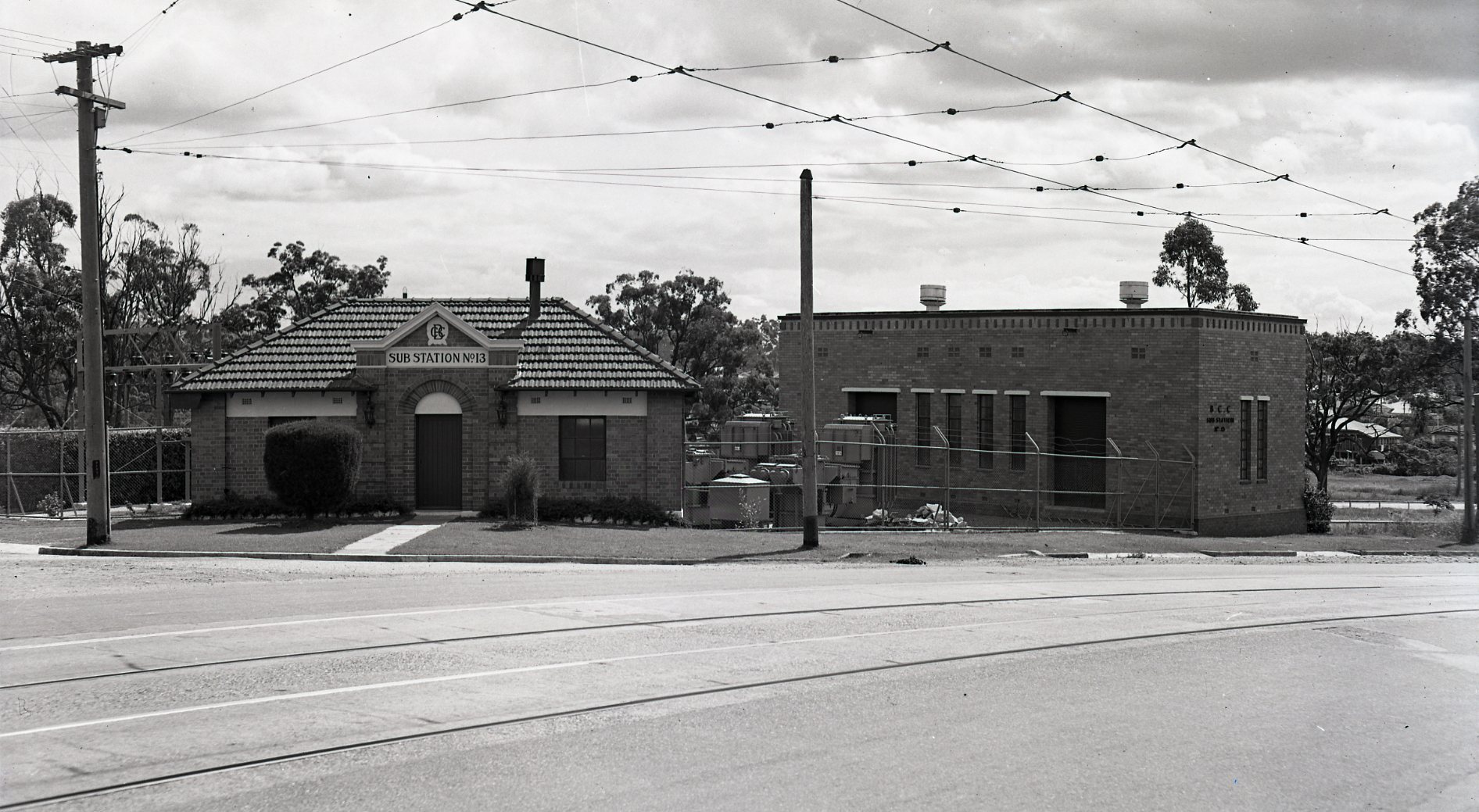 B.C.C. Sub Station No. 13 - corner Beaudesert Road and Colebrook Avenue - Moorooka - 1949