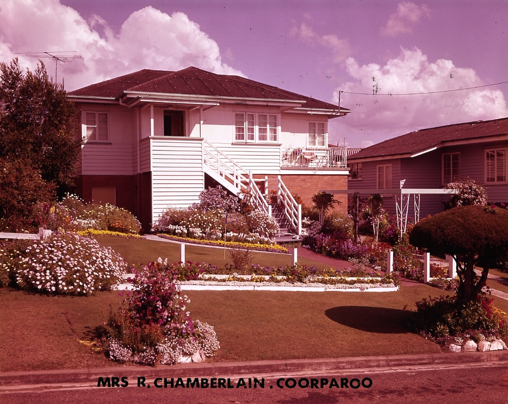 Courier Mail Gardens Entrant - 12 Fork Street - Coorparoo - 1967