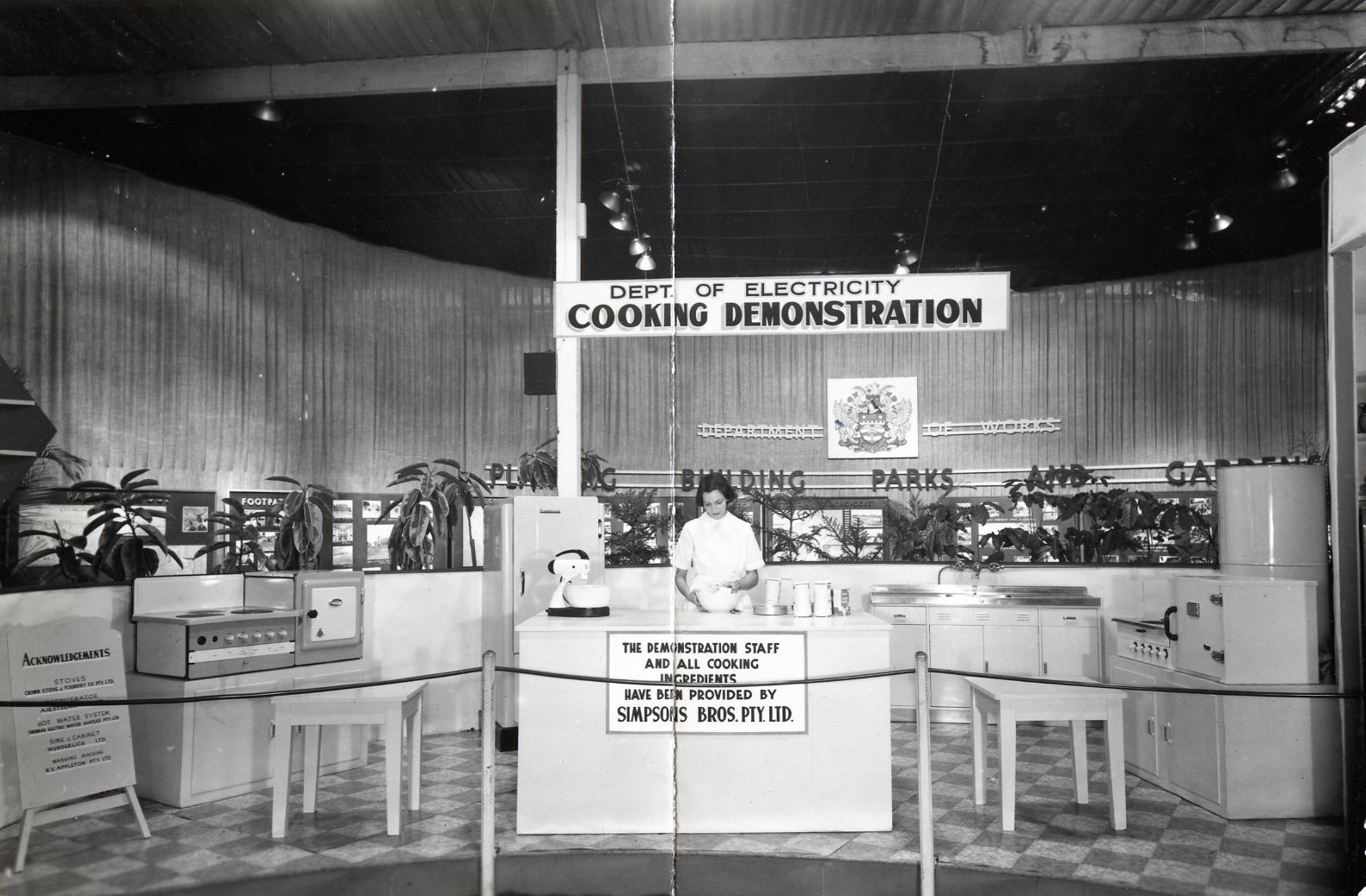 Department of Electricity Display - Queensland Industries Fair - 1949