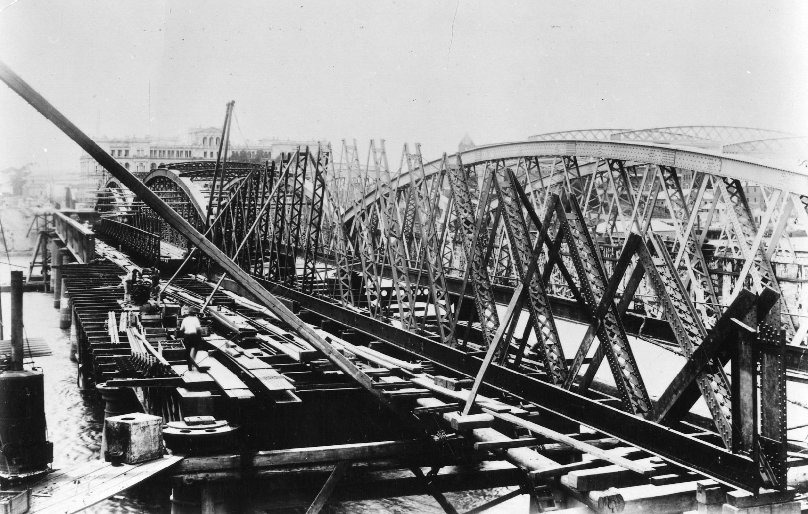Victoria Bridge Construction -1897