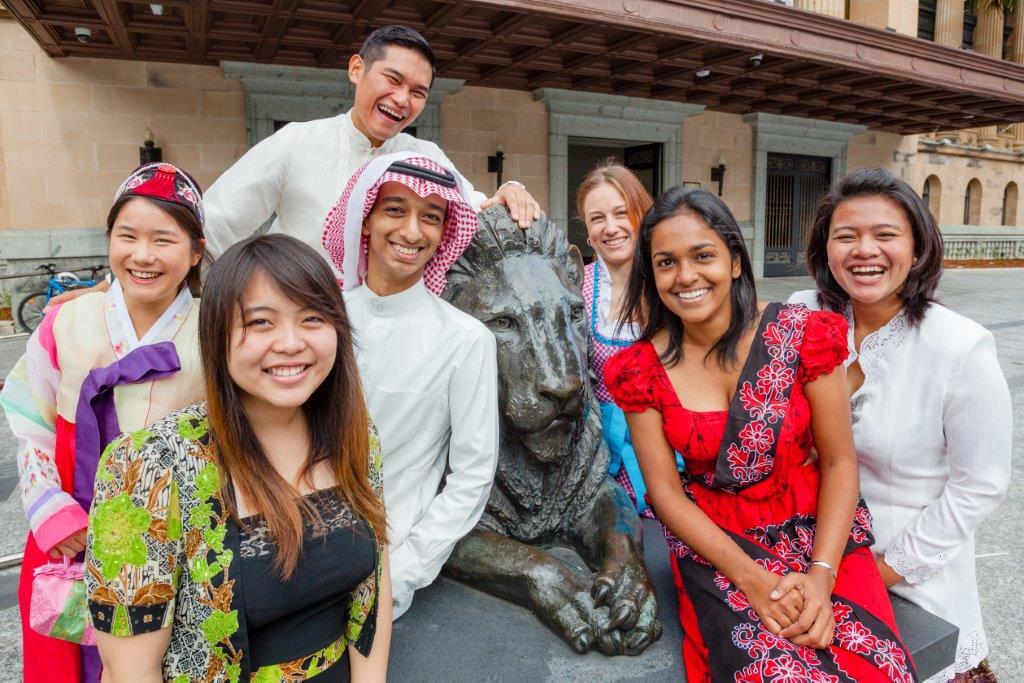 Students at City Welcome Festival - 2010