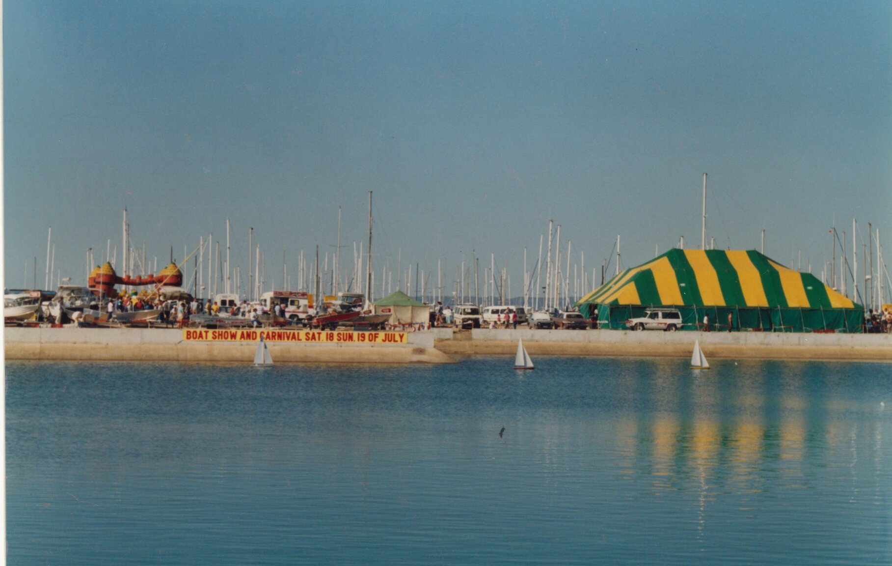Opening day of Manly Marina extension, July 1987