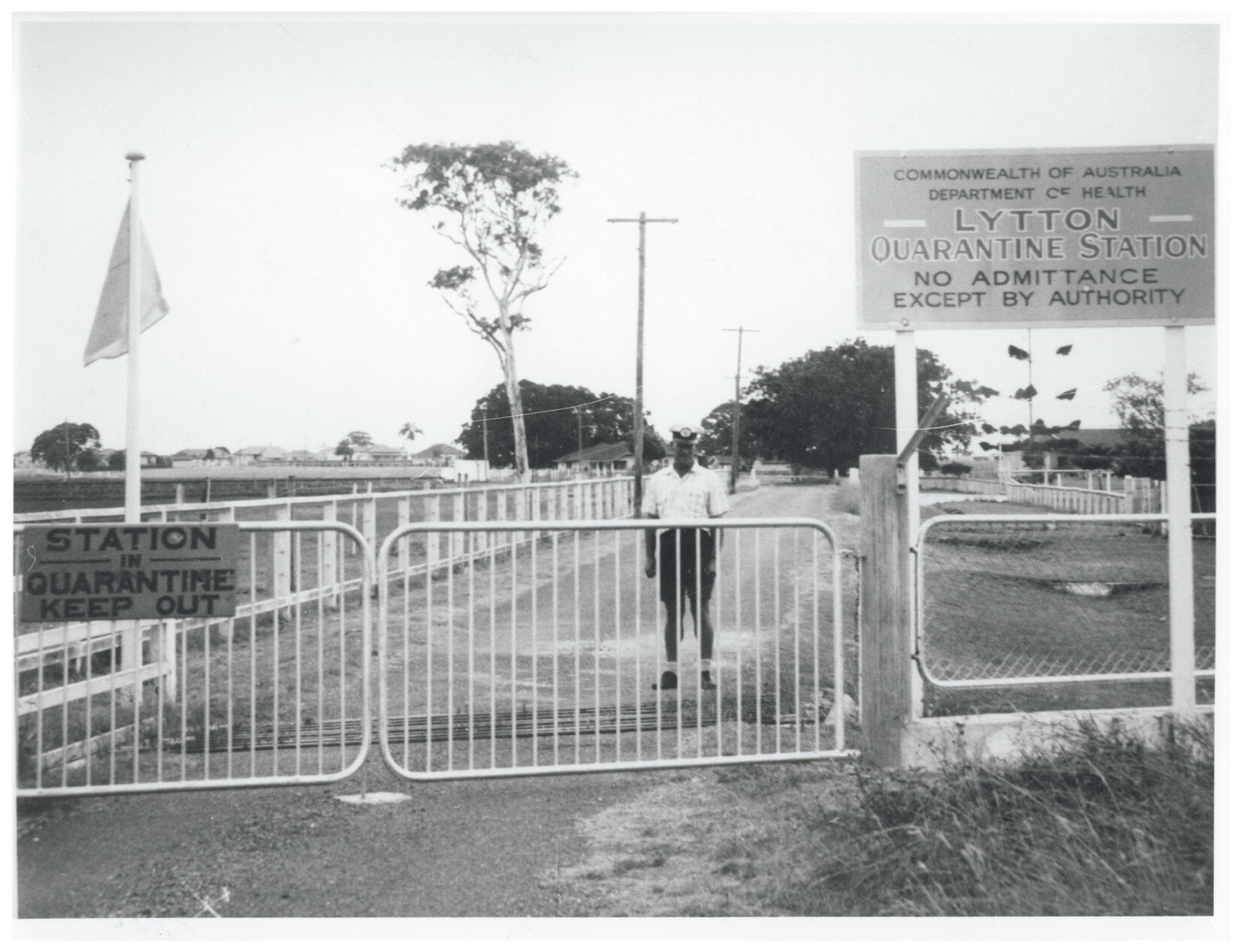 Entrance to Lytton Quarantine Station - 1962