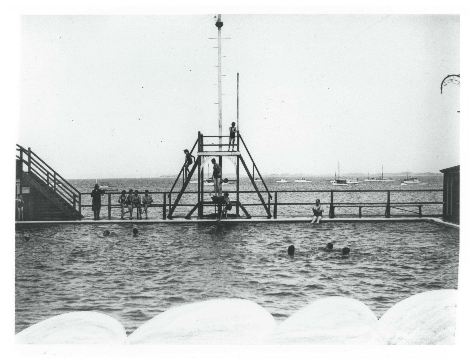View from Manly Baths1936