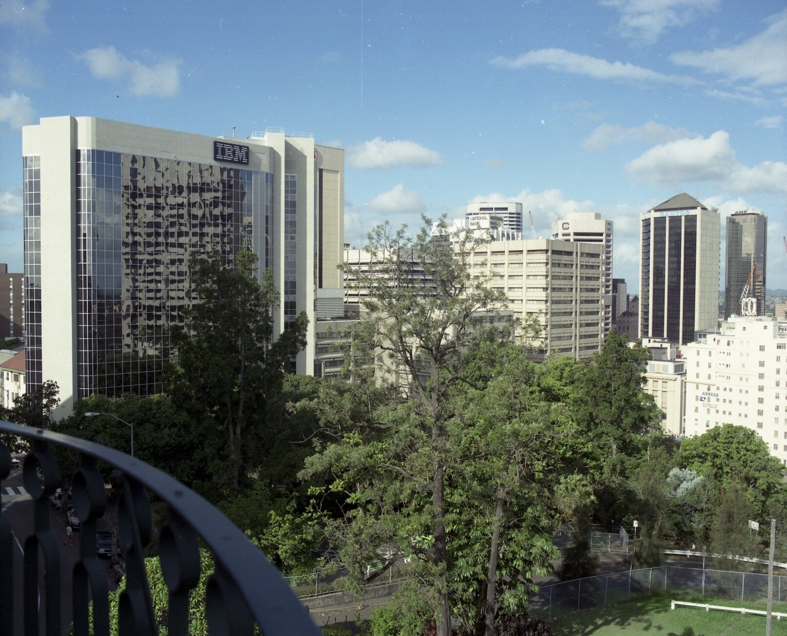 View of Brisbane from Windmill Tower 1987