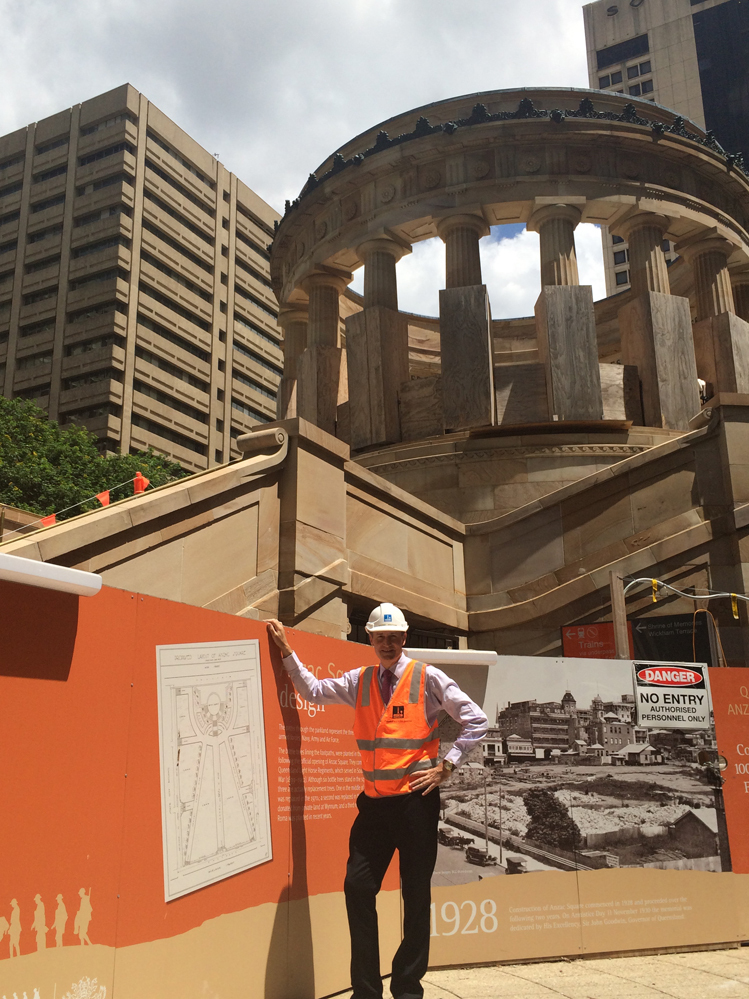  Anzac Square Restoration Work Progress - 2015