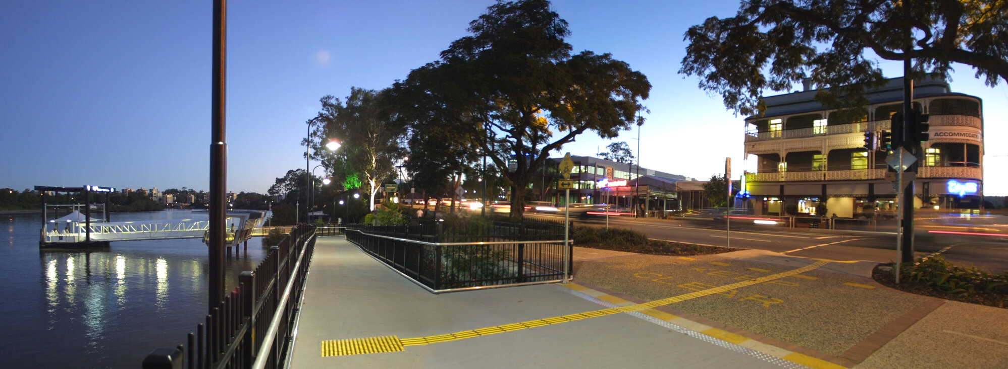 Toowong Ferry Terminal at Dusk 2003