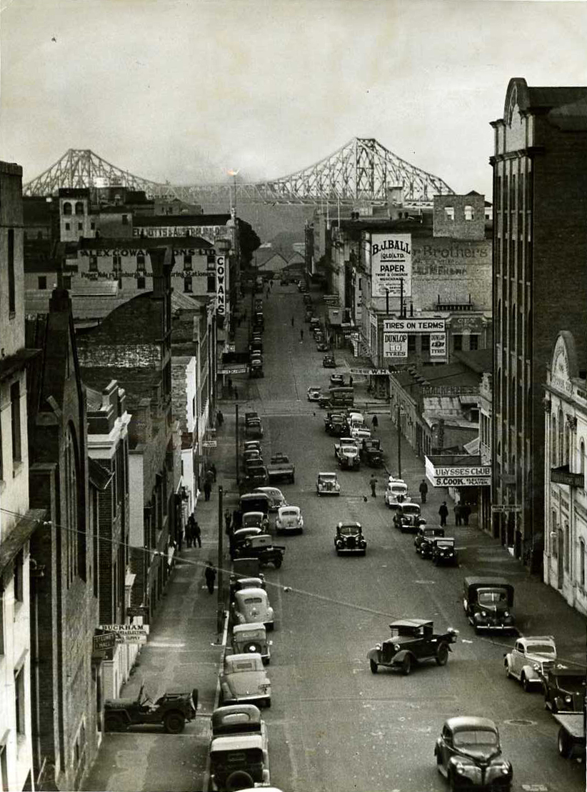 Charlotte Street from George Street towards Story Bridge - 1947