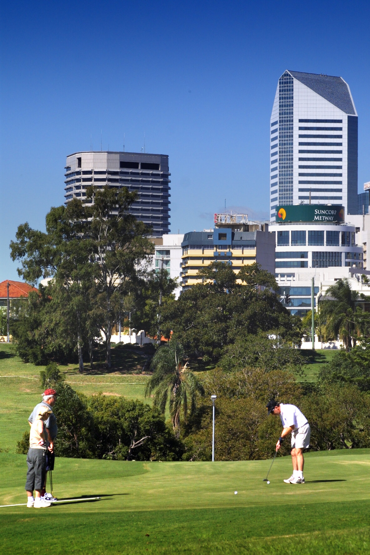 Golfers on Victoria Park Golf Course - 2003