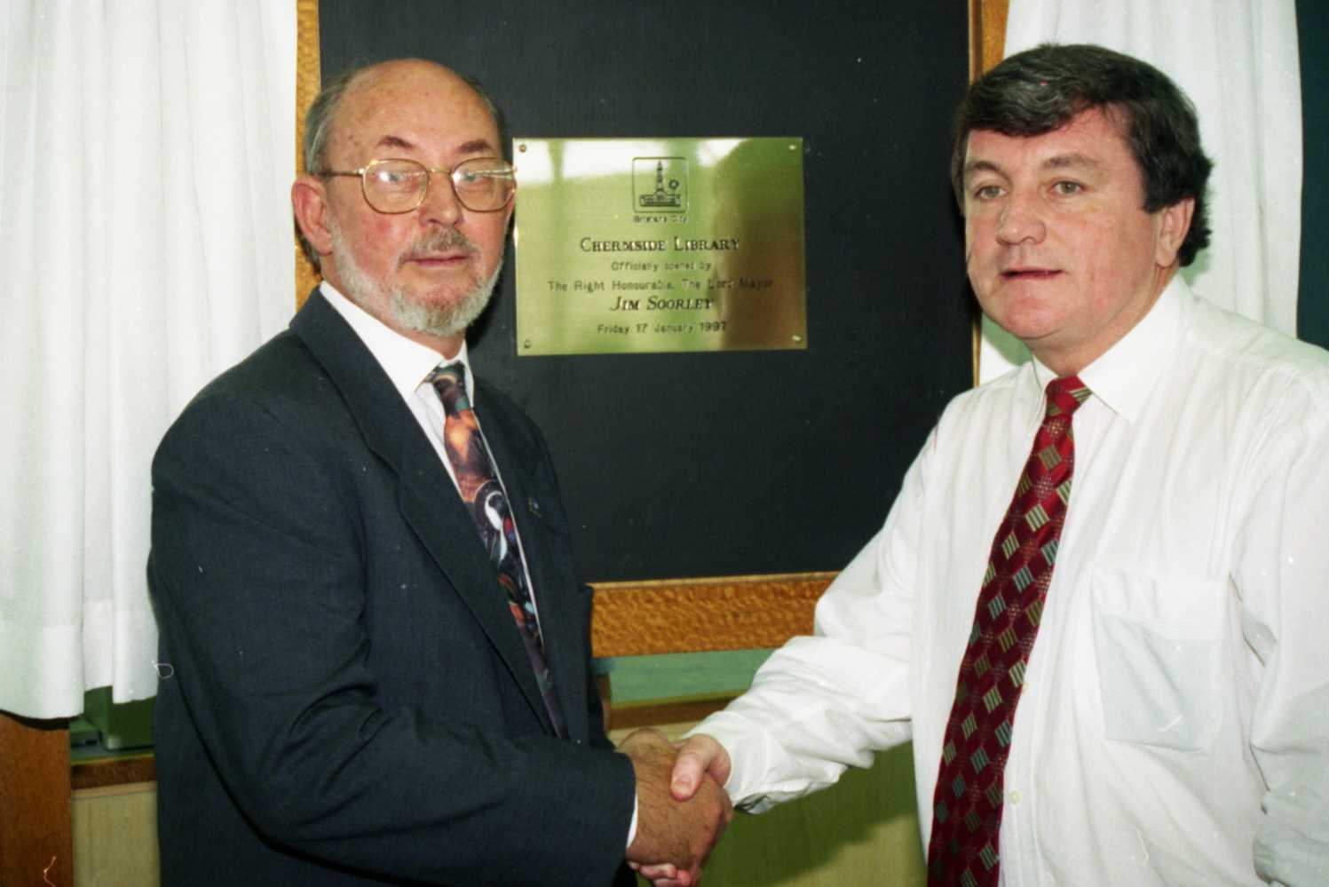 Chermside Library - Opening by Lord Mayor Jim Soorley - 1997
