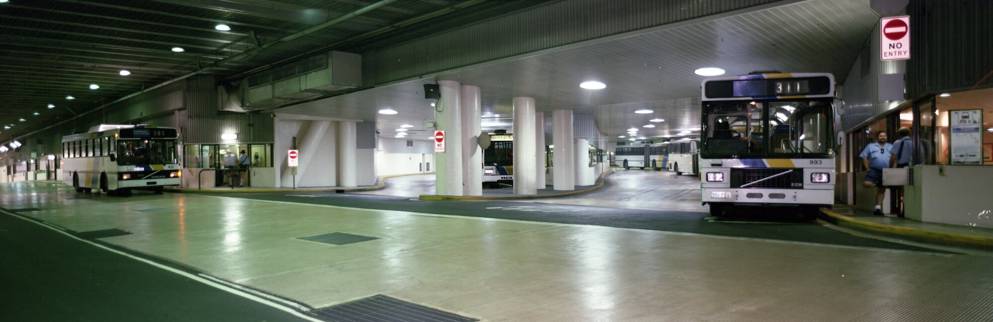 City Express Bus in Queen Street Bus Station - 1988