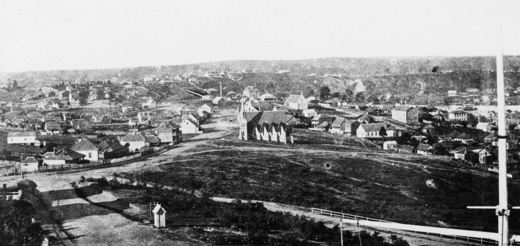 View of Brisbane from Windmill Tower - 1873