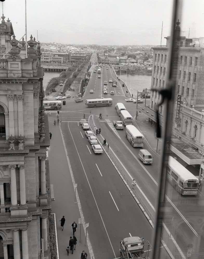 Traffic on Queen Street  - 1969