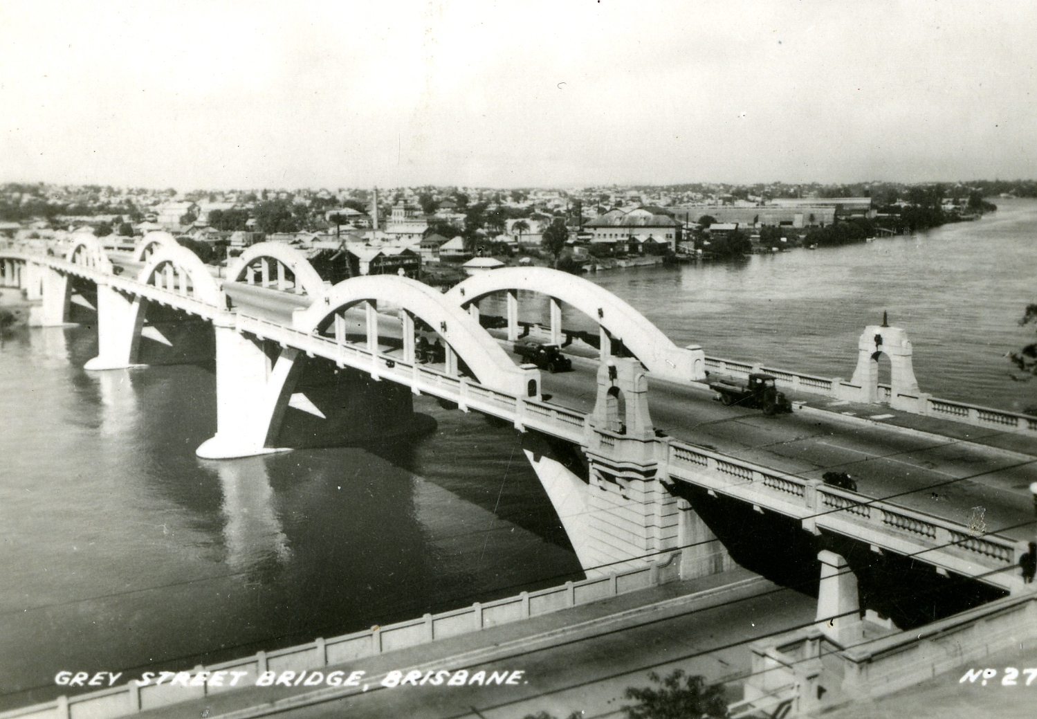 Grey Street Bridge - North Quay Approach - 1936