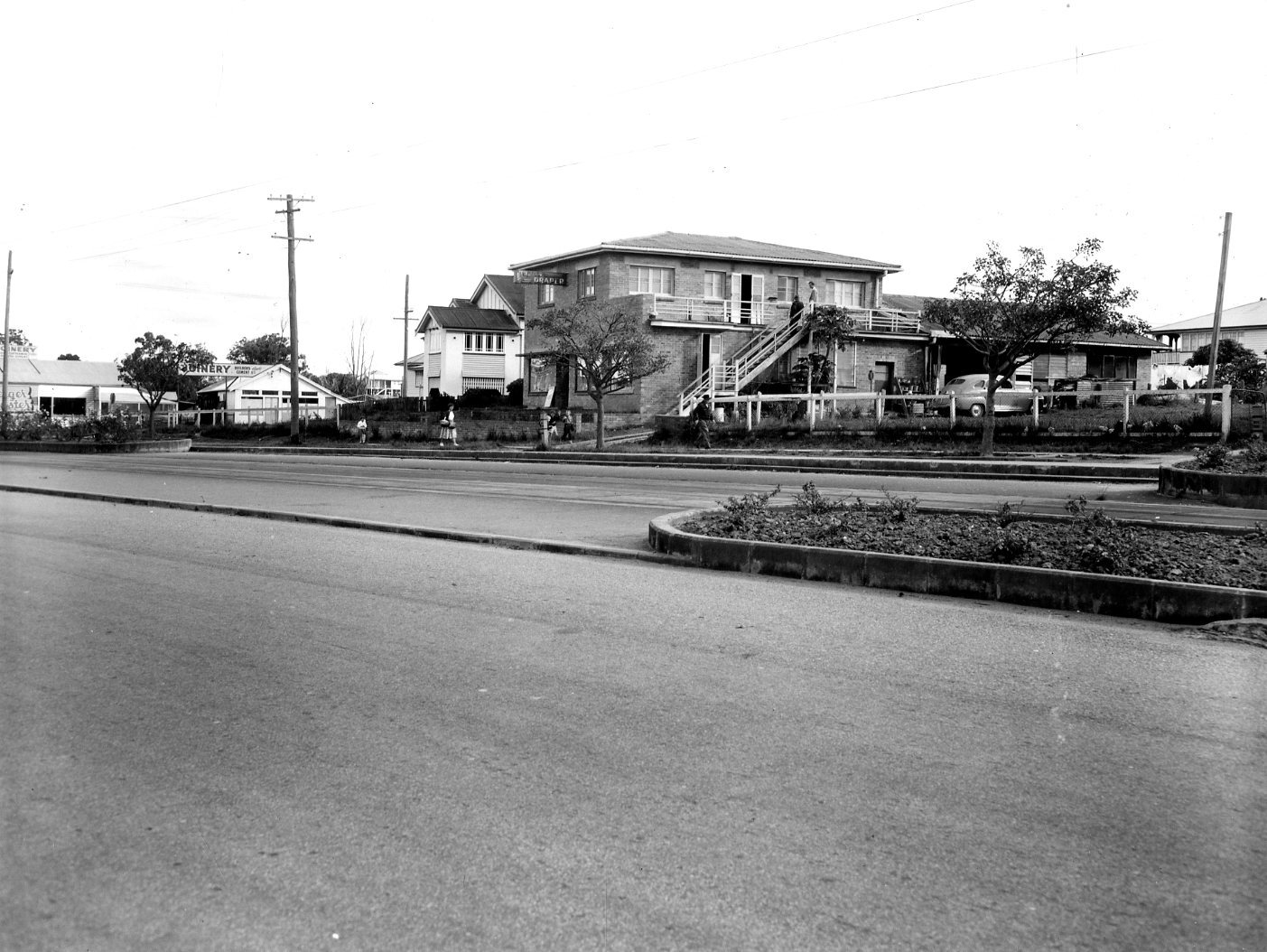 Chermside Shopping Strip - Gympie Road between Hamilton Road and Norman Drive 1958
