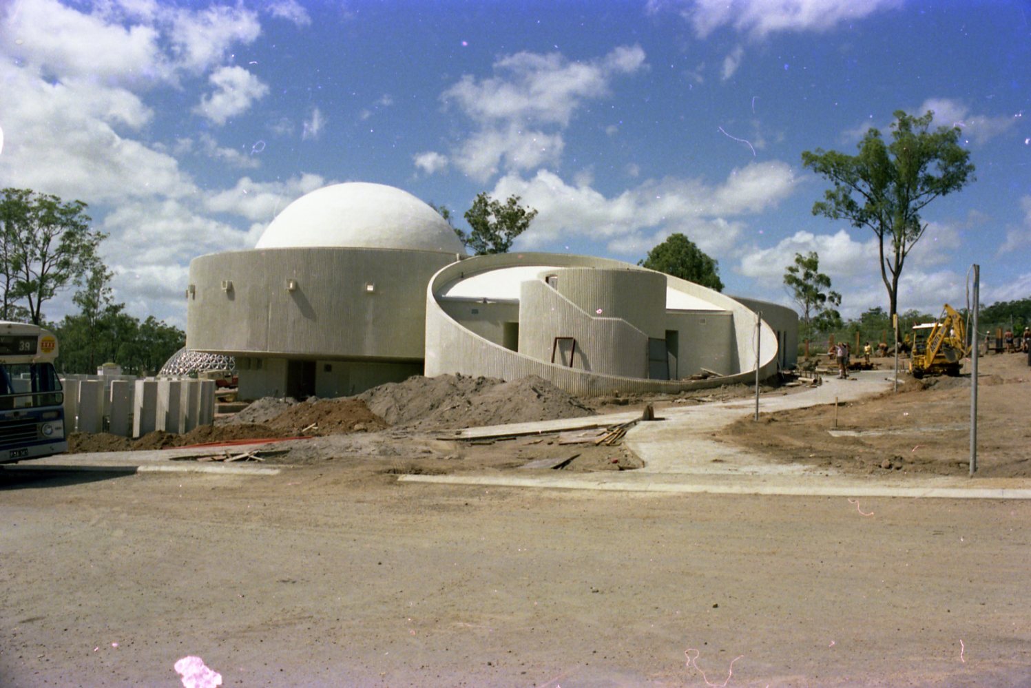 Sir Thomas Brisbane Planetarium Construction - Mount Coot-tha Botanic Gardens. 1978