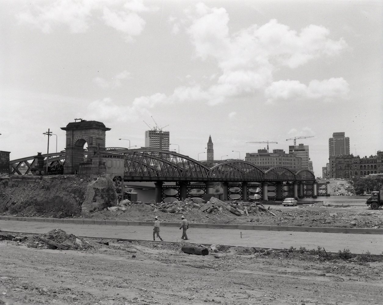 Stanley Street Underpass Construction - 1970