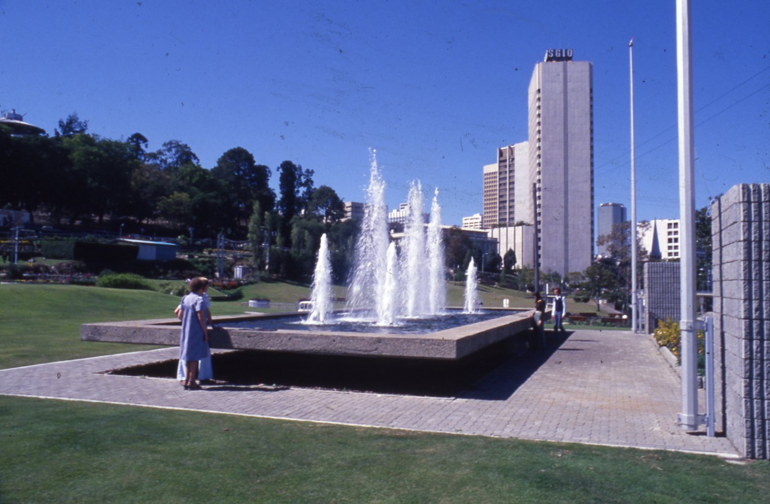 The Gallipoll Fountain of Honour in the Roma Street Parklands - 1977