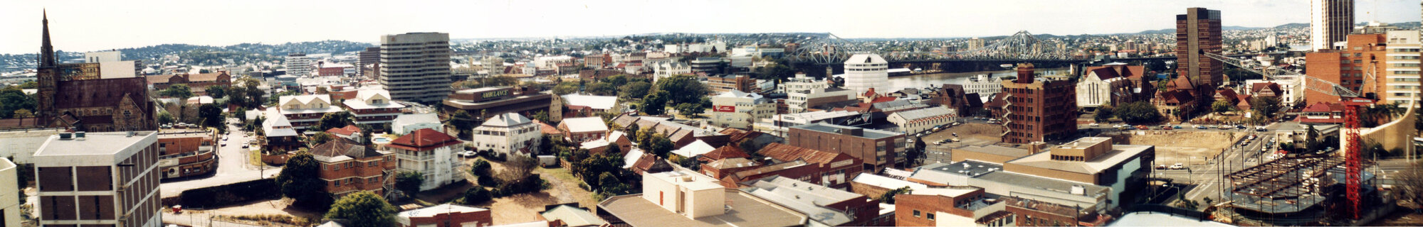 Panoramic View of Spring Hill and Fortitude Valley - 1985