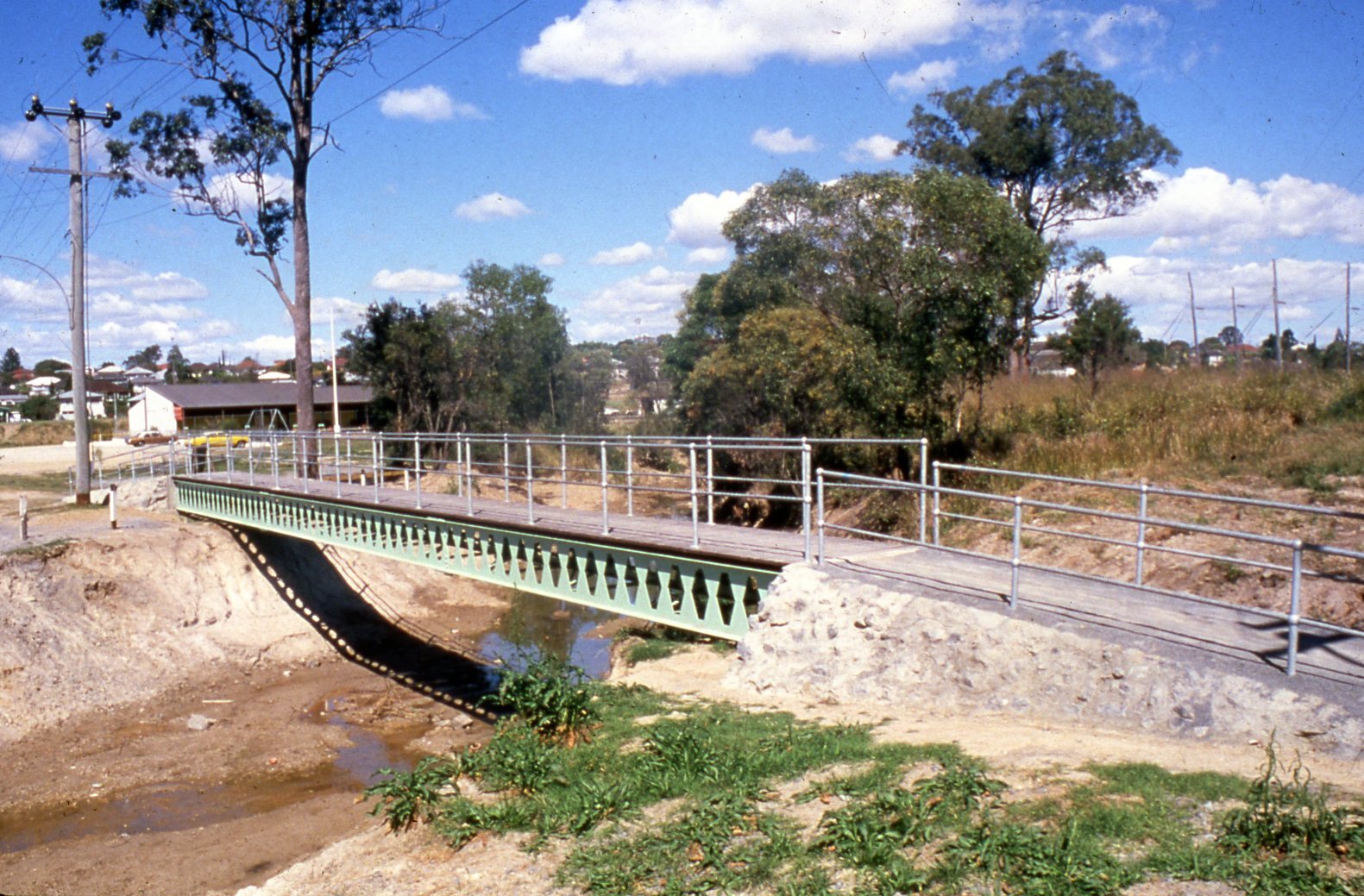 New Footbridge at Ainsworth Street - Salisbury. - 1978