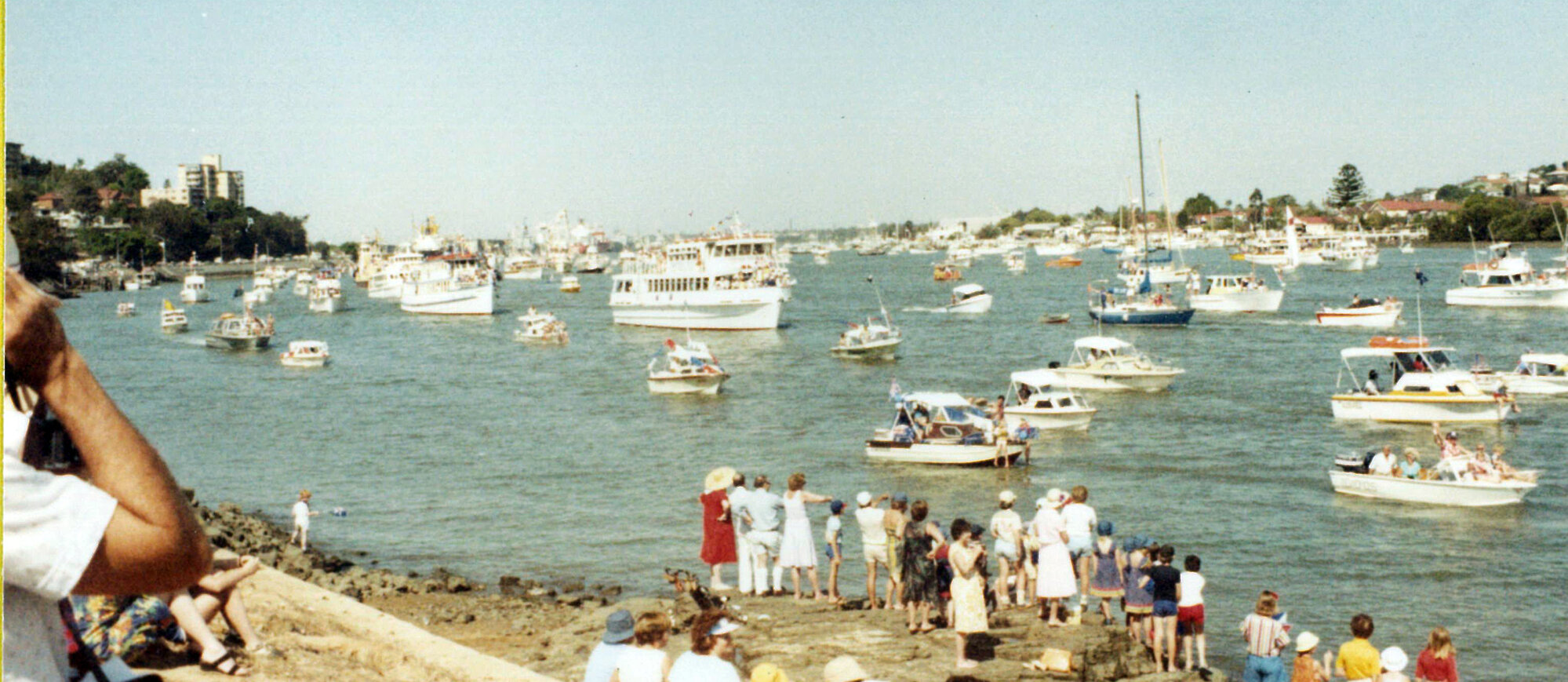 Britannia Arriving at Newstead Wharf - 1982