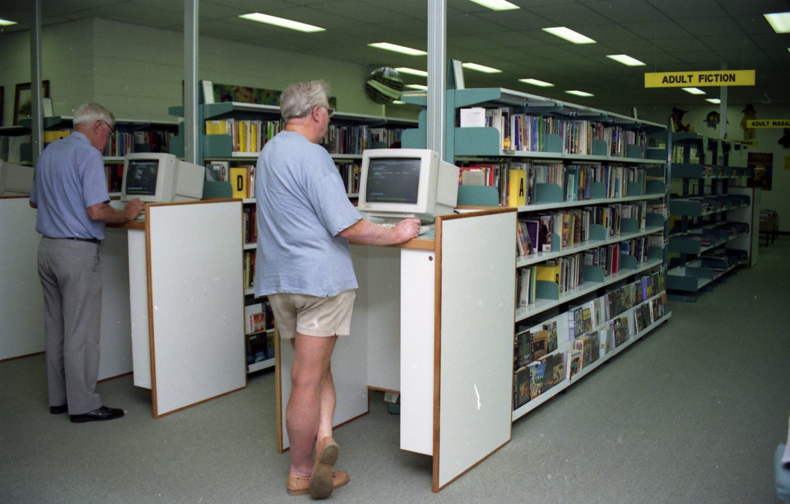 Launch Dynix Library System at Sunnybank Hills Library. - 1994