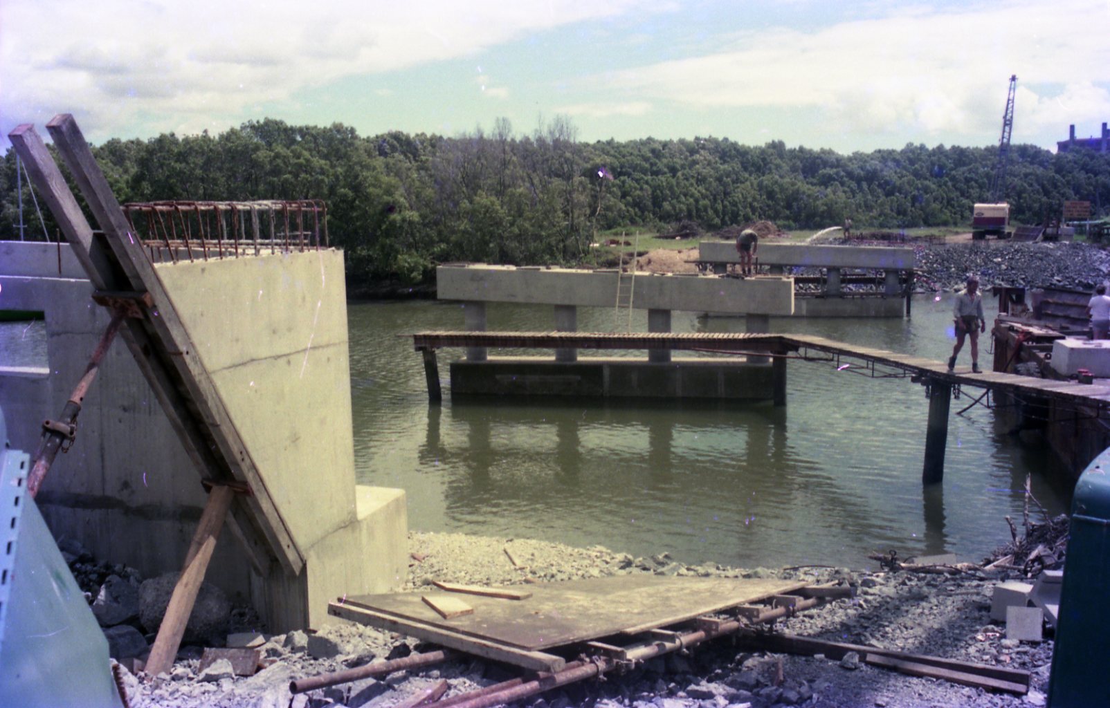 Doboy Creek Bridge Construction - 1978
