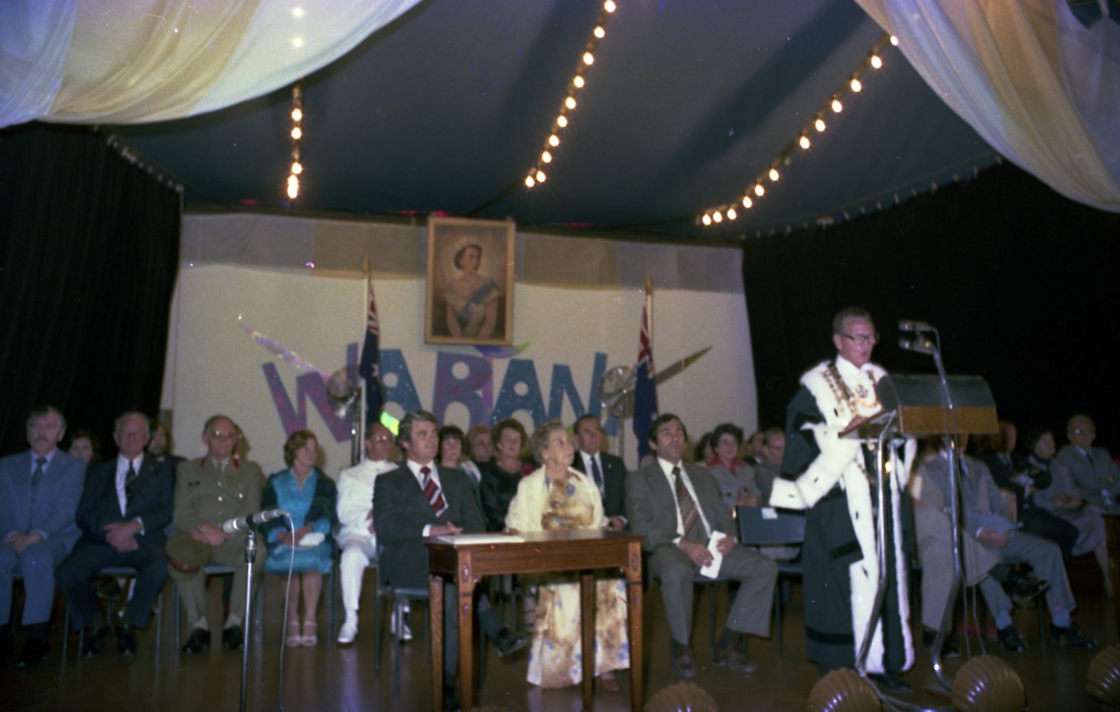 Lord Mayor Frank Sleeman Hosting a Citizenship Ceremony - 1979