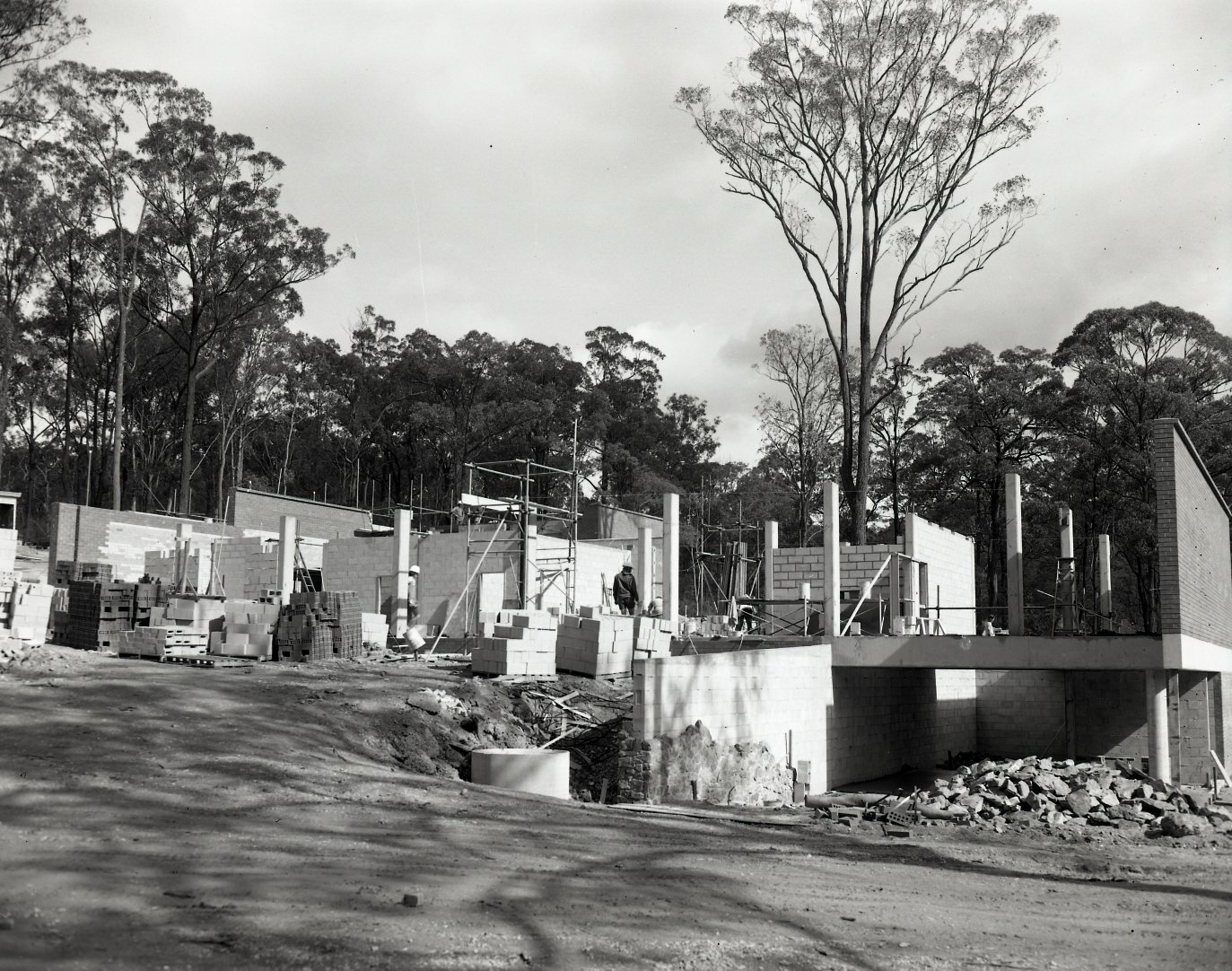 Mt Coot-tha Botanic Gardens Construction Progress 1974 - 1975