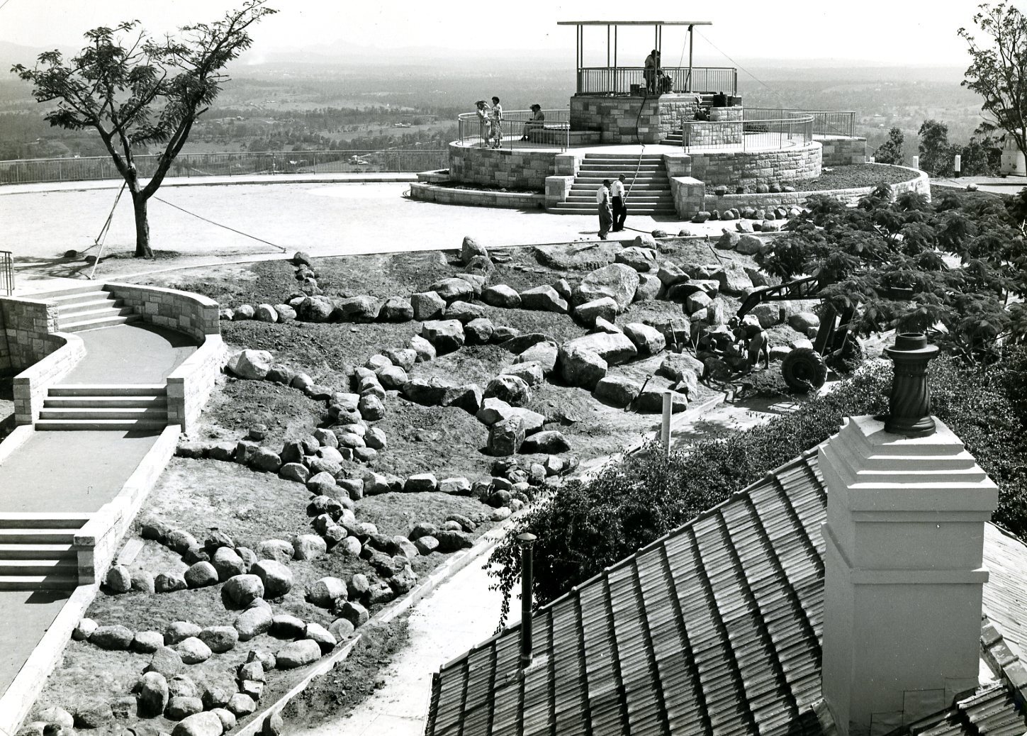 Mt Coot-tha Lookout - New Landscaping 1952