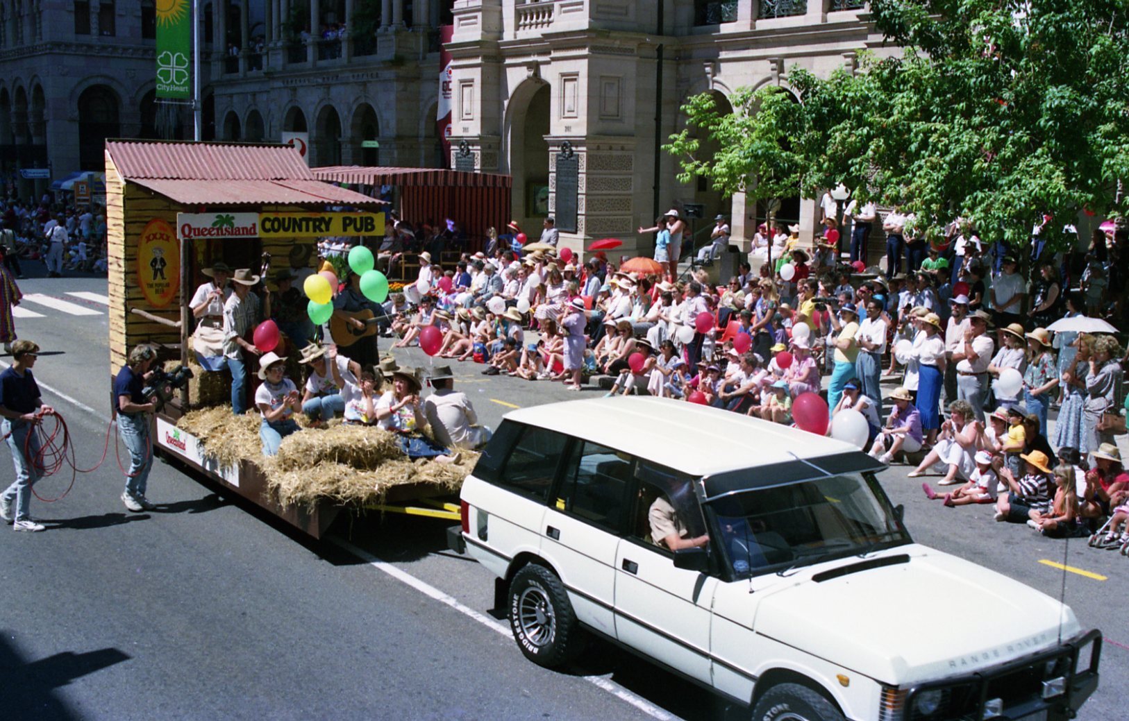 Warana Parade 1989 - In Front of the General Post Office - Queen Street.