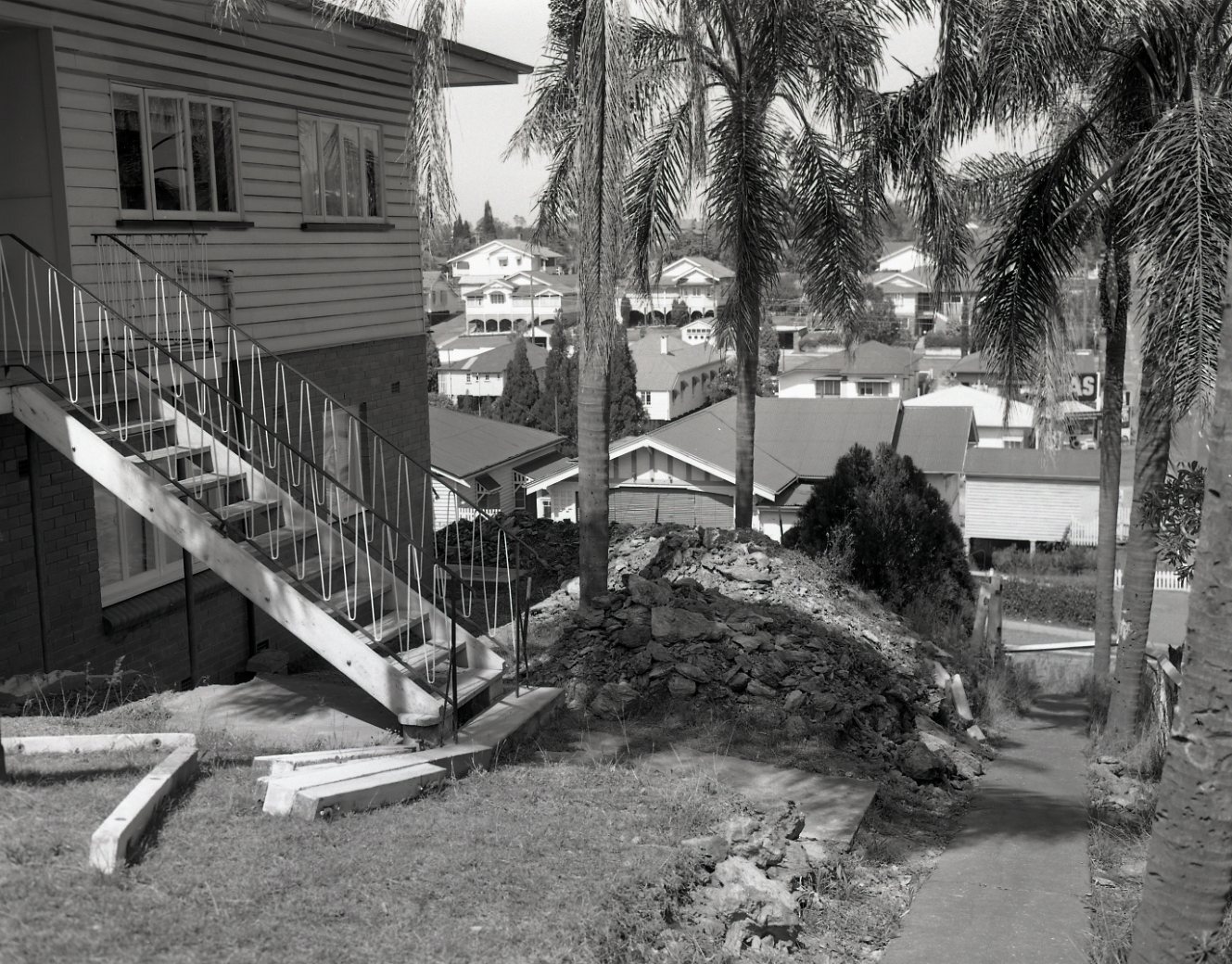 Milton Road Widening - House on the corner Milton Road and Dixon Street - Auchenflower.
