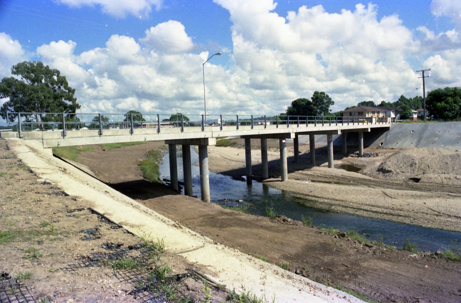 Gilbert Road Bridge over Kedron Brook - Grange - 1982